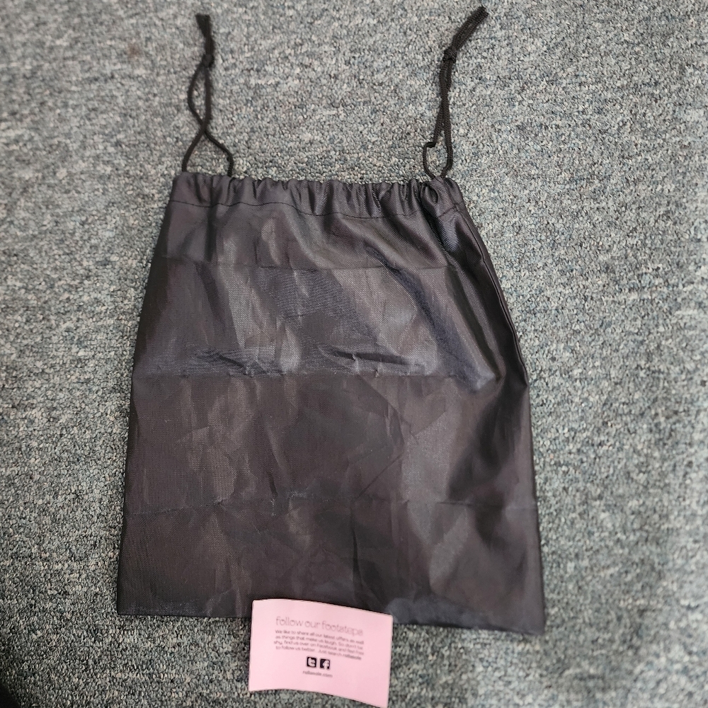 Rollasole Ballet Flats With Travel Bag Black Size 9.5 - Picture 7 of 7
